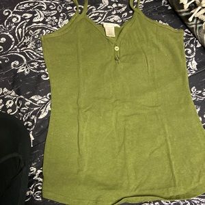 Rue 21 olive top Size M